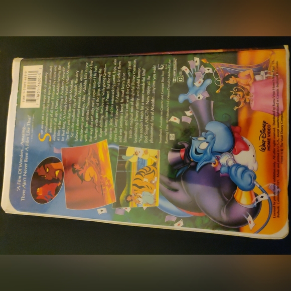 Aladdin (VHS, 1993). Black Diamond - Picture 5 of 5